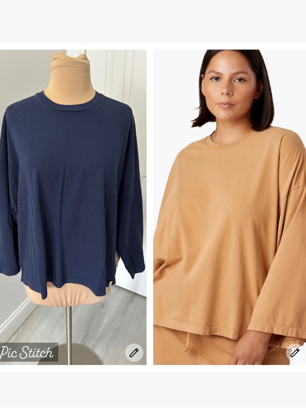 Tkees Core Long Sleeve Tee Navy